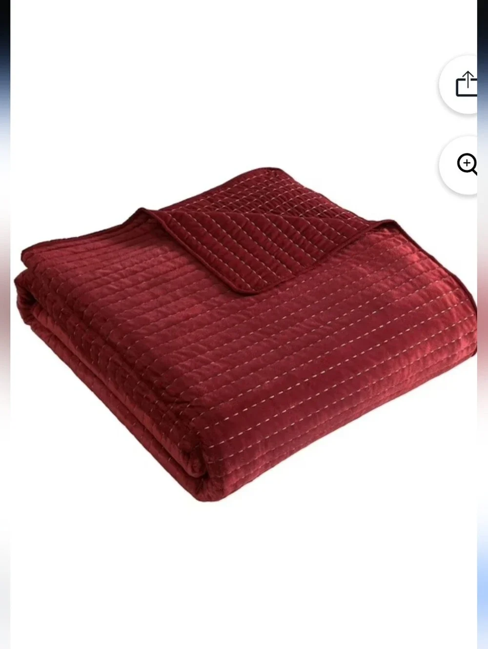 NWT Lenox Quilt & Sham Set (Red)